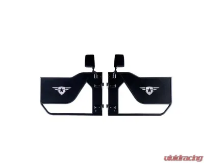 Combat Off Road Tube Doors Front Pair Jeep Gladiator 2020-2023 - 35-1046
